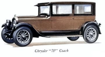 1925 Chysler B70 coach
