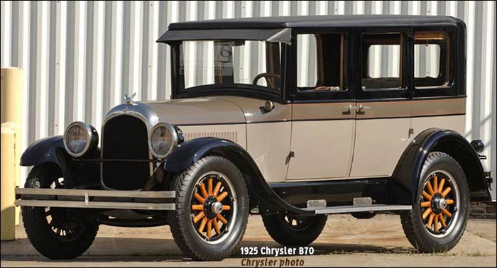 1925 Chrysler B70 car