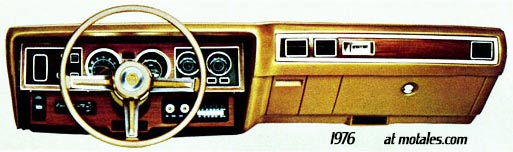 1975 Chrysler Cordoba car dashboard