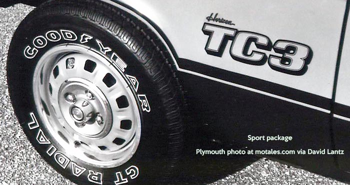 1979 Horizon TC3 sport wheels