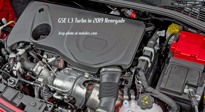 1.3 liter Jeep Renegade engine