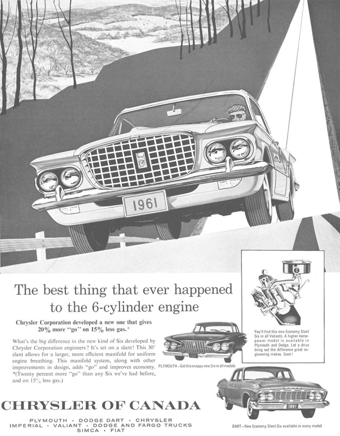 1960 slant six ad