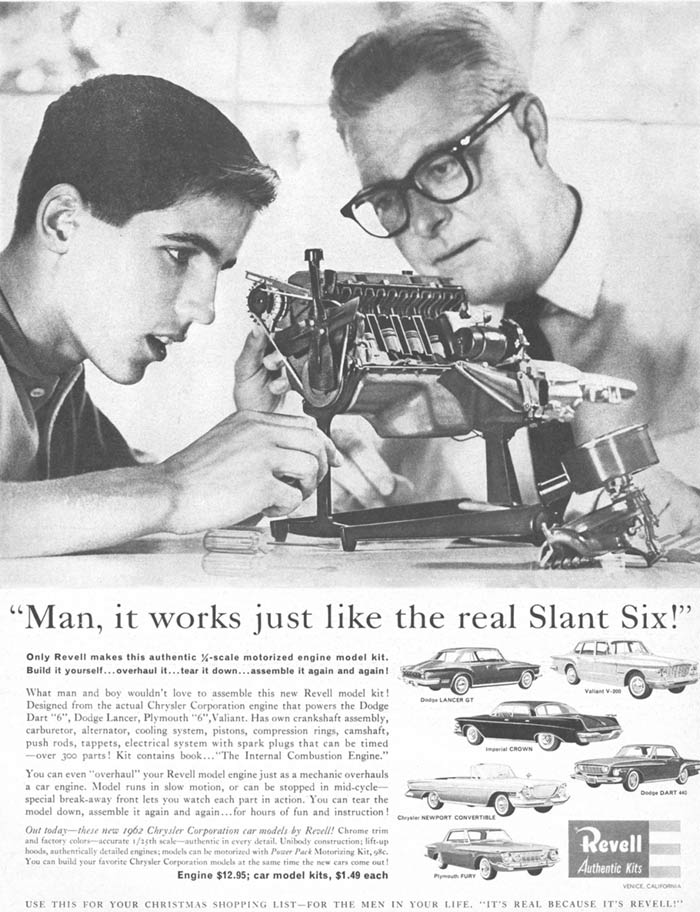 Revell: works just like the real slant six