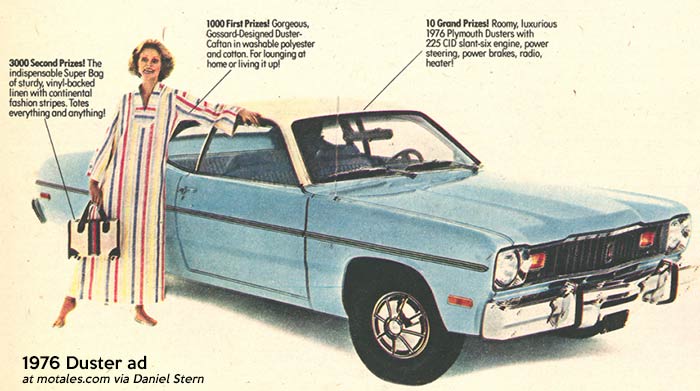 1976 Duster ad