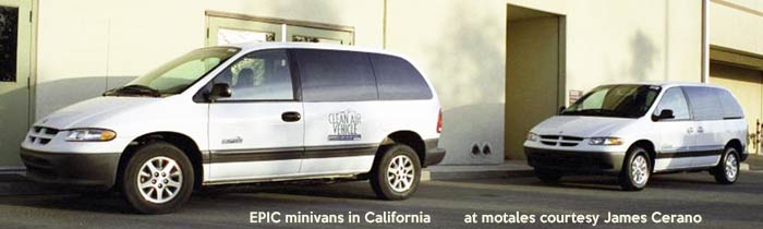 EPIC Chrysler electric minivans