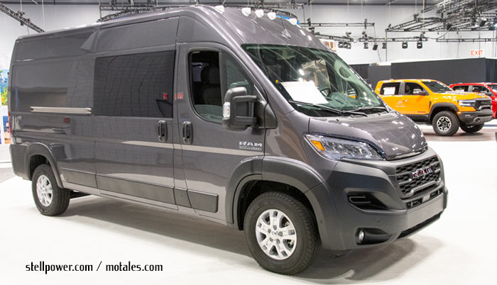 Ram ProMaster Commercial Van: Front drive, low floor space masters